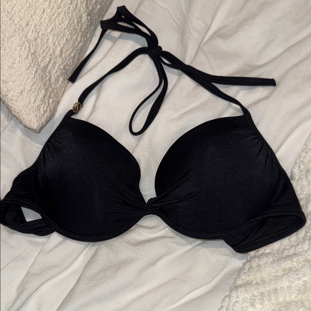 Black Halter Bikini Top- Victoria secret 34C